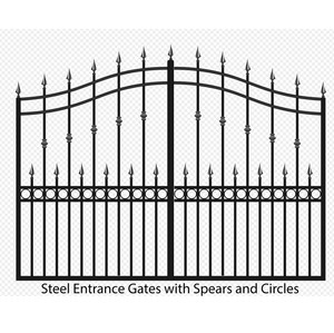 Porte coulissante automatique en acier à sécurité renforcée personnalisée - Product Image 4