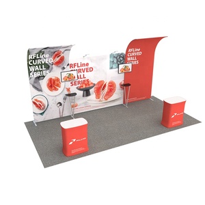 Comercio internacional mostrar excepcional calidad <span class=keywords><strong>de</strong></span> impresión <span class=keywords><strong>de</strong></span> publicidad pantalla 3X3 aluminio exposición cabina diseño Truss - Product Image 4