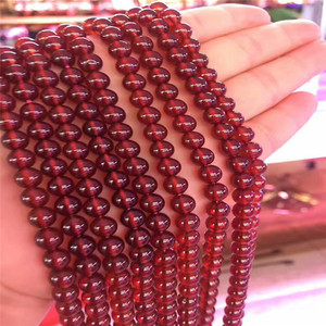 Al por mayor <span class=keywords><strong>natural</strong></span> <span class=keywords><strong>granate</strong></span> piedra suelta granos diy para hacer joyería - Product Image 4