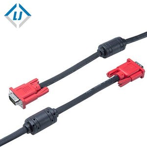 Zhongdong cabo vga, cabo macho e macho de áudio, código colorido lj, computador vga - Product Image 1