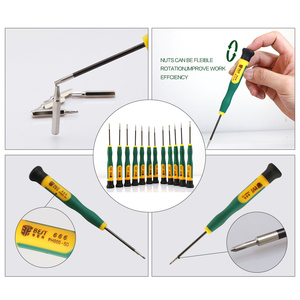 BEST 666 Präzisions-Magnetschraubendreher-<span class=keywords><strong>Set</strong></span> <span class=keywords><strong>12</strong></span> 1 Phillips Torx Penta lobe Y Typ DIY Industrielle elektronische Reparatur für Zell-OEM
