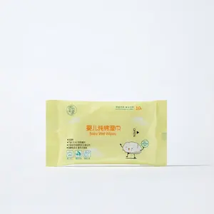 Disposable face wipe single packing wet tissue alcohol free baby wet wipes