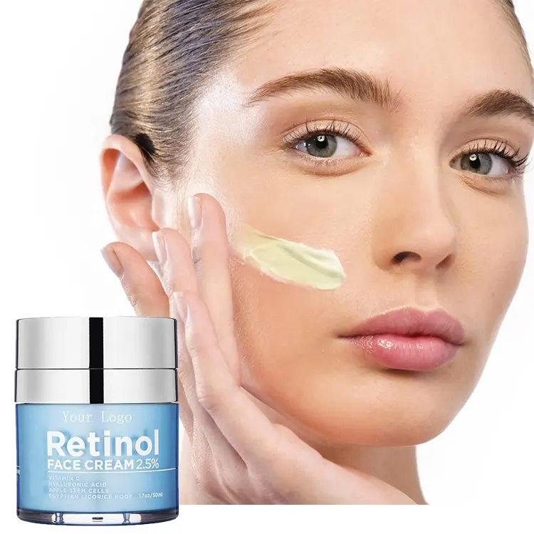 Crème pour le visage bio de marque privée blanchissant Anti-âge Anti-rides hydratant en profondeur Miracle rétinol crème pour le visage