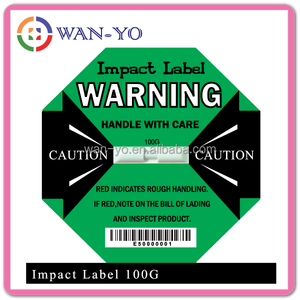 Étiquette indicatrice de vibrations et d'impact en gros de Taïwan (50G L-47) - Product Image 5