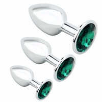 Extreme Ass Lock Exotic Anal Plugs Coeur Métal Acier Inoxydable Ass Lock Butt Plug Taille M