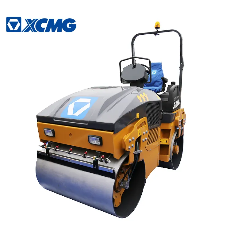 XCMG 4 Ton XMR403S Light Double Drum Vibration Roller Earth Compactor Machine Small Road Roller Price Engine Kyrgyzstan Malaysia