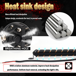 Aluminium LED-Fahren 10 20 30 Zoll 26w 52w 78w 4x4 Offroad Auto Offroad Einreihige LED-Licht leiste LKW - Product Image 6