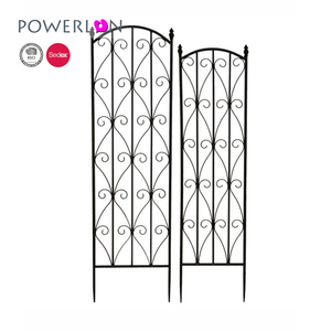 Backyard Garden Decorative Wrought Iron <strong>Flower</strong> Stick Plant Garden <strong>Trellis</strong> For Climbing Plant - Product Image 2