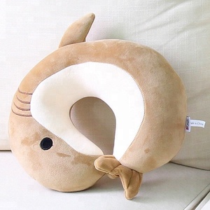 Juguete de Peluche de Delfín, Almohada de Viaje Súper Suave con Soporte para Cuello y Cabeza, Cojín de Masaje, Lindo Animal de Peluche para Niños, Almohada de Viaje en Forma de U para el Cuello - Product Image 4