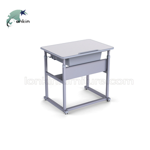 Juego de <span class=keywords><strong>Escritorio</strong></span> y Silla Escolar de Madera MDF y Metal de Diseño Moderno, Altura Ajustable y Ecológico, en Oferta - Product Image 2