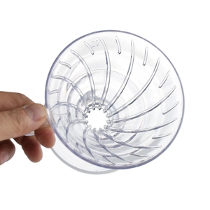 Z vendita calda all'ingrosso resina resistente al calore trasparente caffè bianco gocciolatore cestini filtro caffè di alta qualità - Product Image 6