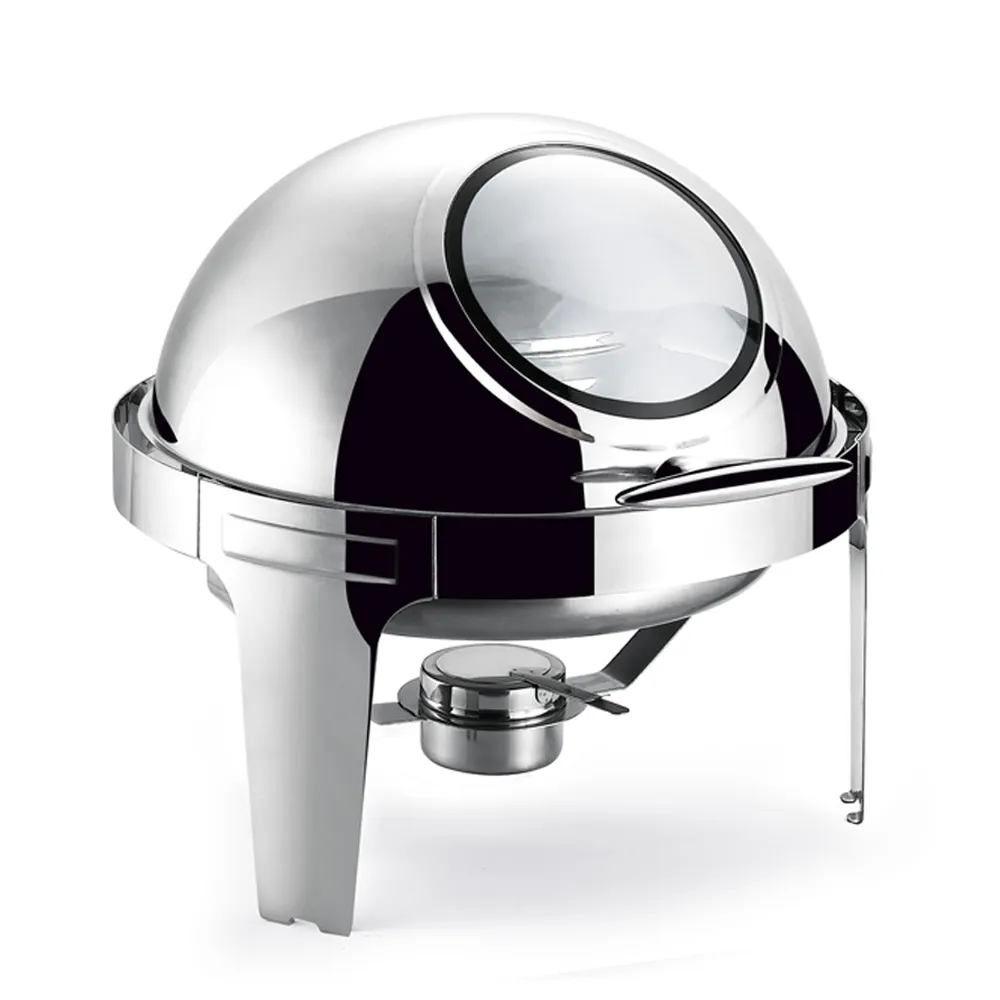 Stainless steel chafing dish with window for sale of electric chafing dishes