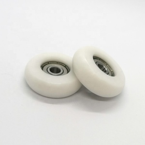 6*34*10 s626 Plastic nylon pulley rowing machine seat roller wheel with stainless steel bearing
