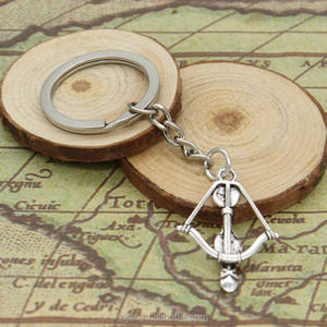 Llaveropandents ballesta arco DIYLos Hombres Joyería de Cadena Dominante Del Coche Soporte Del Anillo <span class=keywords><strong>Para</strong></span> El Recuerdo de Regalo - Product Image 3