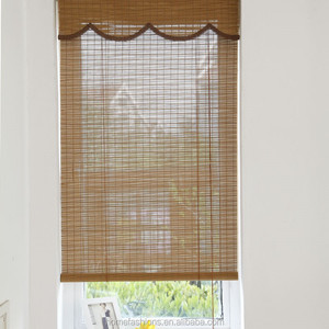 Manual y motorizado DIM de persianas de bambú al aire libre persianas cortinas - Product Image 1