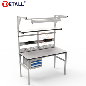 Oem điện thoại di động Iphone Sửa Chữa Bàn làm việc với ánh sáng và máy tính Rack với ESD chức năng - Product Image 4