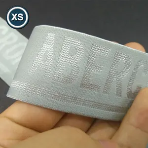 Toptan özelleştirilmiş markalı elastik kemer dekoratif elastik bant baksır şort
