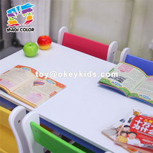 Las sillas de tabla al por mayor de los niños de madera fijaron usado para el bebé que comía y que estudiaba W08G240 - Product Image 5