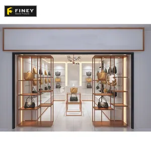 Quảng Châu Bag Store Thiết Kế Nội Thất Túi Xách Hiển Thị Showcase Đồ Nội Thất Cửa Sổ Hiển Thị