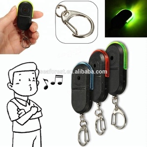 Gantungan kunci <span class=keywords><strong>Alarm</strong></span> LED, gantungan kunci peluit kontrol suara LED plastik sesuai pesanan - Product Image 4