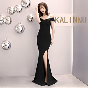 8642 # kalinnu sweetheart <span class=keywords><strong>lungo</strong></span> con lo spacco One-Spalla <span class=keywords><strong>lungo</strong></span> sexy di <span class=keywords><strong>sera</strong></span> di promenade del vestito donna sexy <span class=keywords><strong>da</strong></span> <span class=keywords><strong>sera</strong></span> di promenade della damigella d'onore del vestito - Product Image 3