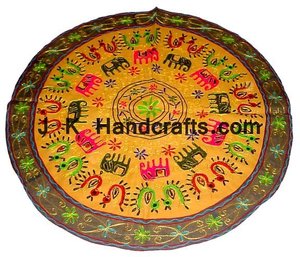 100% Cotton Designer Exclusive Handmade Thread work Traditional Tapstry - Product Image 1