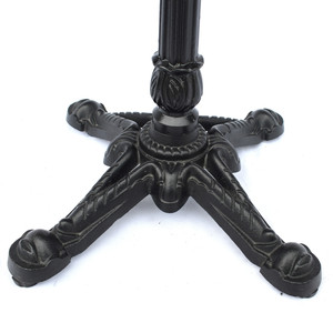 Nhà Hàng Cổ Công Nghiệp Crank Bàn Ăn Cơ Sở Trumpet Rèn Kim Loại Cà Phê Gang Carton Hiện Đại Bàn Chân Cho Bảng - Product Image 3