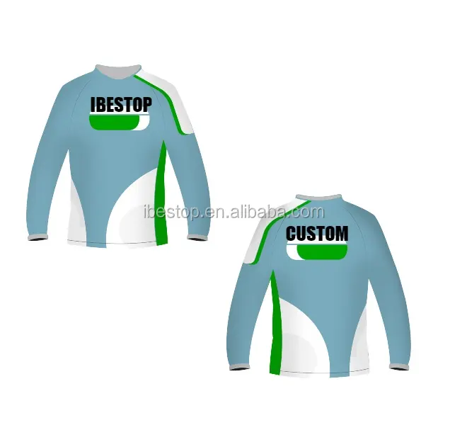 custom mountain bike downhill long sleeves jersey light weight bicycle apparel