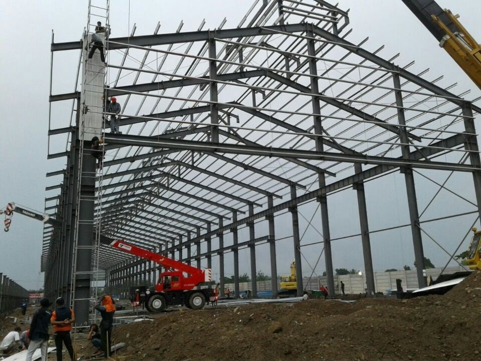 Bâtiment d'entrepôt en acier de construction en acier adapté aux besoins du client par usine en gros de fabrication