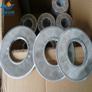 60-120 lưới thép không gỉ Dây màn hình đĩa đồng bằng dệt lọc với đồng nhôm cạnh cắt hàn dệt cạnh Lọc - Product Image 4