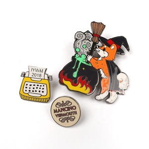 Épingles de sécurité en métal émaillé, 100 pièces, Logo d'<span class=keywords><strong>animal</strong></span>, dessin animé, mignon, coloré, vente en gros, pour écharpes et chapeaux - Product Image 1