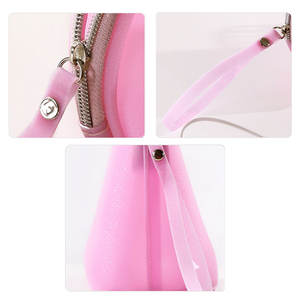 2017 Moda Nuevo Estilo <span class=keywords><strong>de</strong></span> Color Rosa Forma <span class=keywords><strong>de</strong></span> Concha Pequeña bolsa <span class=keywords><strong>de</strong></span> Viaje bolsa <span class=keywords><strong>de</strong></span> Artículos <span class=keywords><strong>De</strong></span> Tocador <span class=keywords><strong>de</strong></span> Belleza Cosméticos - Product Image 5