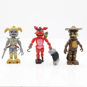 Toys anime with bendable arms and legs toy action figure for game five freddy action figure for kids wholesale new arrival five freddy