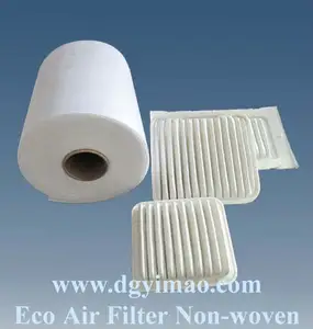 High flow rate non woven filter cloth for car air filter/filter material/ filter media