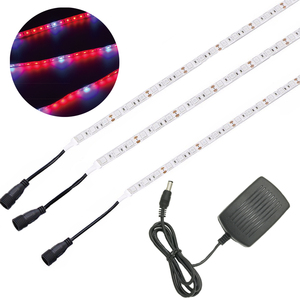 Rojo azul 5:1 llevó la luz de la planta 3pcs 1 64ft/tira de <span class=keywords><strong>LED</strong></span> Luz de tira Flexible de luz de tira con EE. UU. Adaptador de corriente - Product Image 1