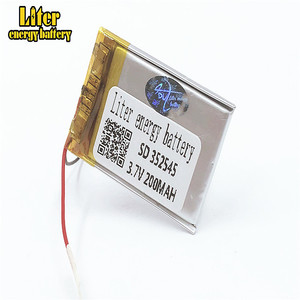 <span class=keywords><strong>3</strong></span>,7 V 352545 200 mah Li-ion battery rechargeable lithium polymer battery - Product Image 1