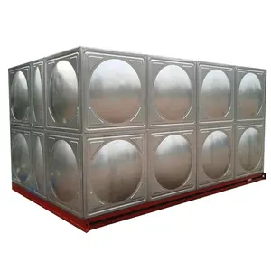 304 316 Food Grade Insulated Square Storage 5000 Gallon Stainless Steel Water Tank