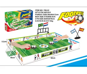 Battery operated giocattoli di calcio FAI DA TE con il campo di calcio gioco da tavolo giochi di calcio