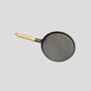 Padella Rotonda in Ghisa Smaltata Antiaderente, Moderna ed Ecologica, per Bistecche, Uova e <span class=keywords><strong>Pizza</strong></span> su Fornelli a Gas e a Induzione - Product Image 2