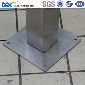 Hot selling decoratieve outdoor metalen cilinder roestvrij staal sigaret bin <span class=keywords><strong>floor</strong></span> asbak stand bin - Product Image 5