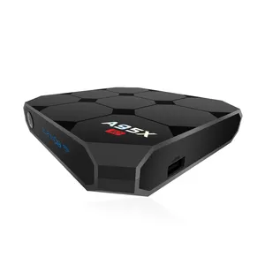 2017 <span class=keywords><strong>LAN</strong></span> Ethernet: 10 M/100 M Soutien 3D 2.4 GHz WIFI 3D HD 4 <span class=keywords><strong>K</strong></span> A95X R2 Amlogic S905W android tv box - Product Image 1