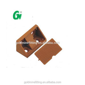 Soporte de Esquina de Plástico para Mueble de <span class=keywords><strong>Madera</strong></span>, 90 Grados, 20 mm x 20 mm, <span class=keywords><strong>con</strong></span> Cubierta de Plástico - Product Image 3