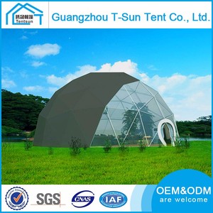 Marco de Acero Al Aire Libre Media Esfera Carpa Domo Geodésico Carpa Refugio de <span class=keywords><strong>la</strong></span> Forma Redonda - Product Image 4