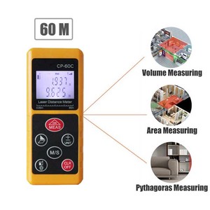 CP-60C يده LCD الرقمية ليزر مقياس مسافات <span class=keywords><strong>60</strong></span> متر المدى مكتشف - Product Image 4