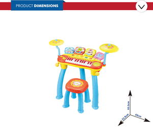 Voz de dj <span class=keywords><strong>tambor</strong></span> de la caja de color de la mezcla musical de juguete para los niños - Product Image 4