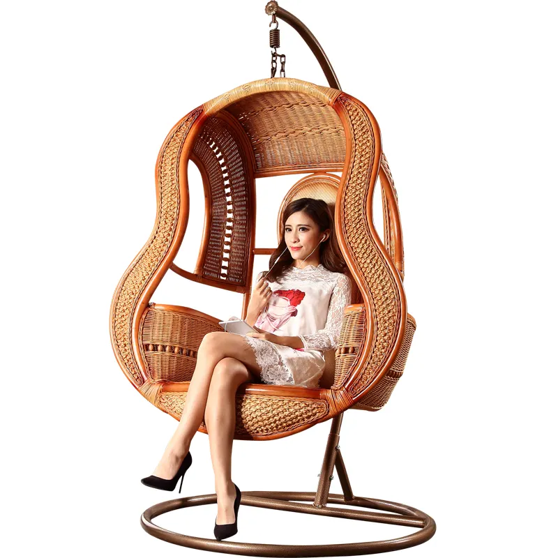 Hochwertiger klassischer Hngesessel aus echtem Rattan-Bambus mit Stnder|  Alibaba.com