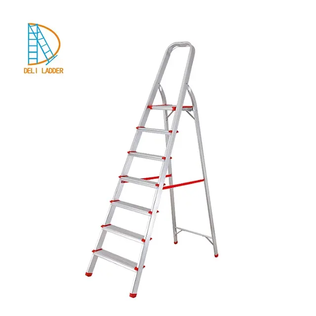 7 Step Aluminium Foldable Kitchen Used Ladder