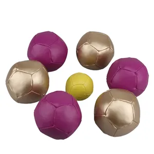 2023 Benutzer definierte Petanque Boules Boccia Lacrosse Bälle Boccia Soft Sitzsack Ball Pvc Boccia Ball