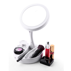 <span class=keywords><strong>Amazon</strong></span> best seller belleza producto de doble cara <span class=keywords><strong>espejo</strong></span> plegable <span class=keywords><strong>espejo</strong></span> de <span class=keywords><strong>maquillaje</strong></span> con luces con pilas - Product Image 2