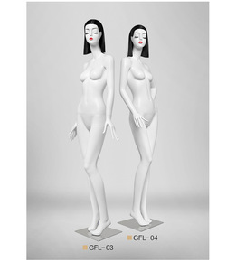 Maniquí femenino abstracto <span class=keywords><strong>de</strong></span> fibra <span class=keywords><strong>de</strong></span> vidrio modelo <span class=keywords><strong>de</strong></span> mujer blanca <span class=keywords><strong>de</strong></span> <span class=keywords><strong>cuerpo</strong></span> <span class=keywords><strong>completo</strong></span> <span class=keywords><strong>de</strong></span> alta calidad para exhibición <span class=keywords><strong>de</strong></span> ventana <span class=keywords><strong>de</strong></span> ropa - Product Image 3
